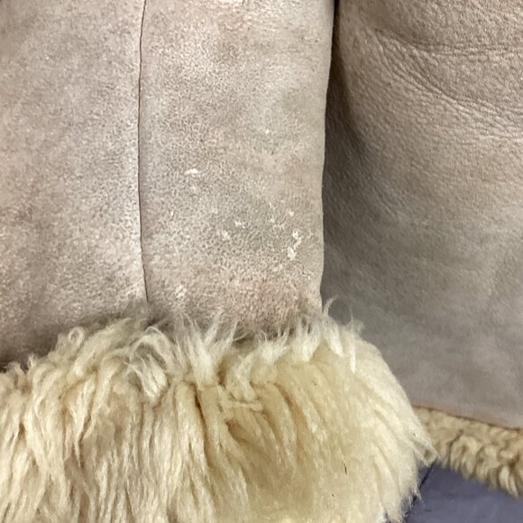 Overland Sheepskin Coat Cream Penny Lane Style - Picture 13 of 16